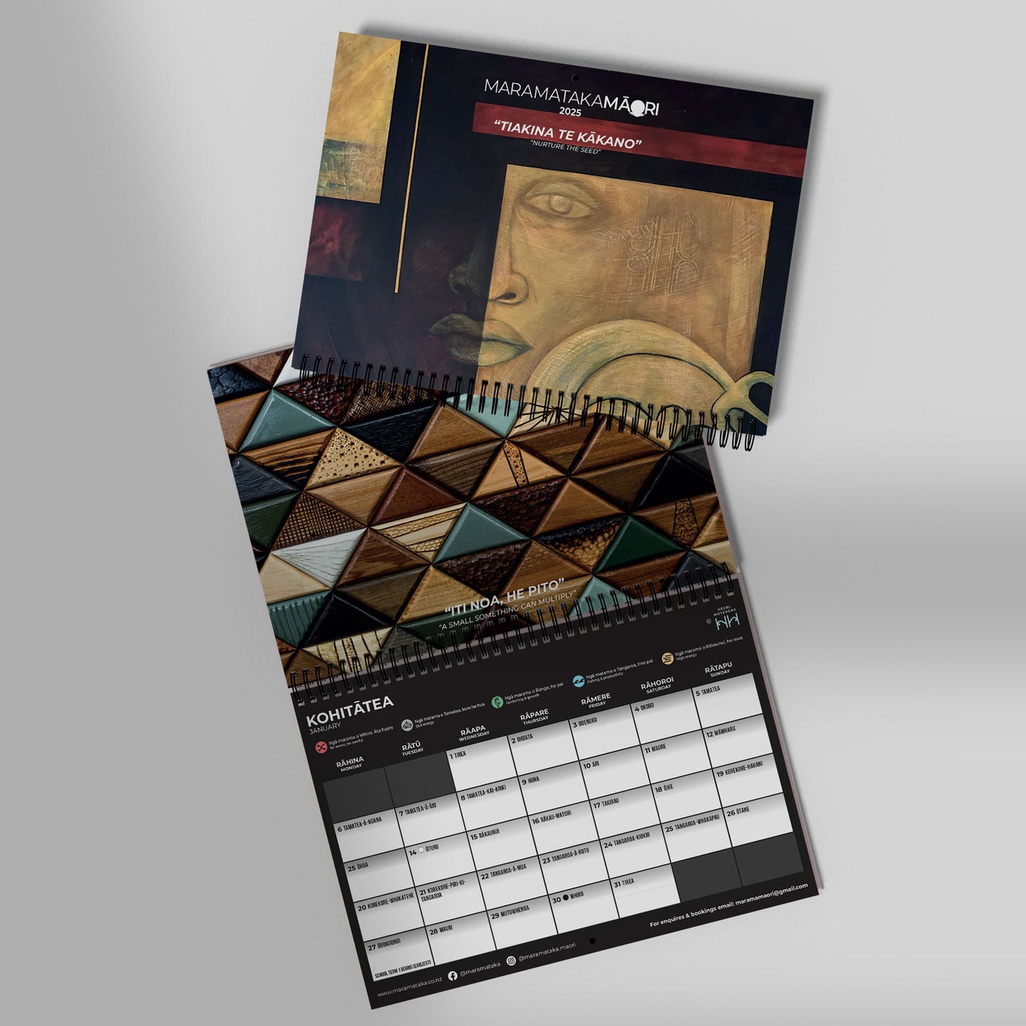 Maramataka A4 Calendar 2025