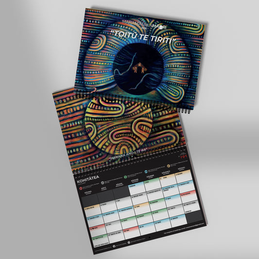 PRE-ORDER: Maramataka A4 Calendar 2026